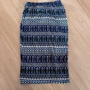 Polly & Esther lightweight pencil skirt